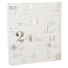 Adventskalender-Box zum Selbstbefüllen, creme