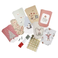 Adventskalender-Set Design, bunt