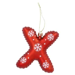 Anhänger Buchstabe, X/rot, 10 cm