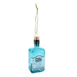 Anhänger Fancy, bunt, Gin/blau, 11 cm