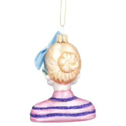 Anhänger Fancy, Edel, Frau/Schleife, 10 cm