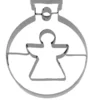 Ausstechform Kugel/Engel, 6 cm