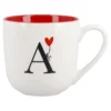 Becher Buchstabe/Ballon, A/innen rot, 450 ml
