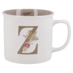 Becher Buchstabe/Blumen, Z, 390 ml