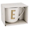 Becher Buchstabe/Streifen, E, 450 ml