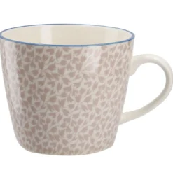 Becher China, rosa, Tulpen, 300 ml