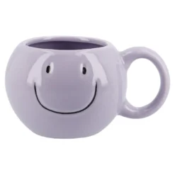 Becher Gesicht, lila, 420 ml