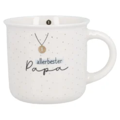 Becher Punkte mit Spruch, Papa, 350 ml
