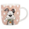 Becher Tier, Hund mit Punkten, 330 ml