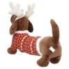 Dackel, tanzend, Xmas/Pulli, 45 cm