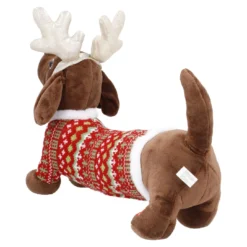 Dackel, tanzend, Xmas/Pulli, 45 cm