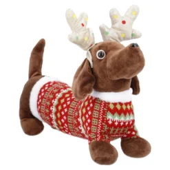 Dackel, tanzend, Xmas/Pulli, 45 cm