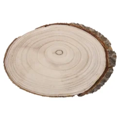 Deko-Holzscheibe, oval, 43 x 27 cm