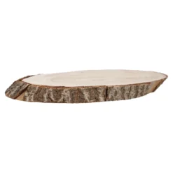 Deko-Holzscheibe, oval, 43 x 27 cm