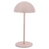 Deko-Leuchte Halbrund, pink, 20 cm