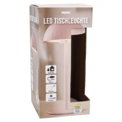 Deko-Leuchte Halbrund, pink, 20 cm