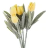 Deko-Stecker Tulpen, gelb, 18 cm