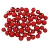 48er Set Glaskugel Mix, rot