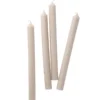 4er Set Stabkerze Rustik, sand, 25 cm