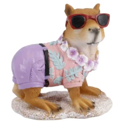 Figur Capybara, rosa, 12 cm