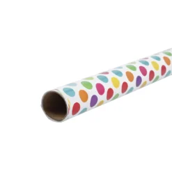 Geschenkpapier Geburtstag, Punkte/bunt, 2 m
