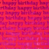 Geschenkpapier Prägung, Happy Birthday/pink, 2 m