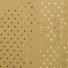 Geschenkpapier Punkte, gold/gold, 2 m