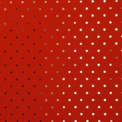 Geschenkpapier Punkte, rot/gold, 2 m