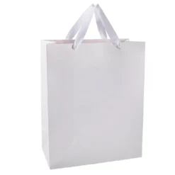 Geschenktüte Edel, weiß, 26 x 32 cm