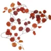 Girlande Eucalyptus, rot/orange, 150 cm