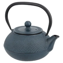 Gusseisen Teekanne, blau