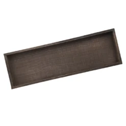 Holzschale, eckig/braun, 50 x 16 cm