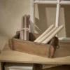Holzschale Rustik, mit Griff, 32 cm