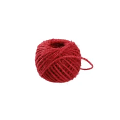 Jute-Kordel, rot, 30 m