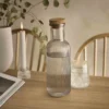 Karaffe mit Korkdeckel, grau, 1000 ml