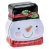 Keksdose Weihnachtsfigur, Schneemann, 13 cm