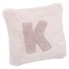 Kissen Buchstabe, K/rosa, 30 x 30 cm