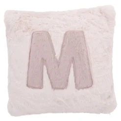 Kissen Buchstabe, M/rosa, 30 x 30 cm