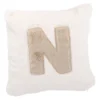 Kissen Buchstabe, N/creme, 30 x 30 cm