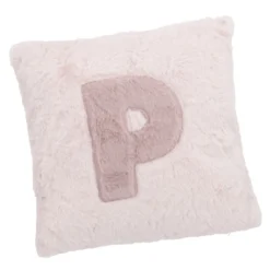 Kissen Buchstabe, P/rosa, 30 x 30 cm