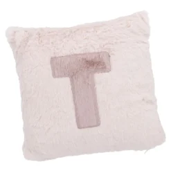 Kissen Buchstabe, T/rosa, 30 x 30 cm