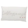 Kissen Lieblingsmensch, beige, 50 x 30 cm