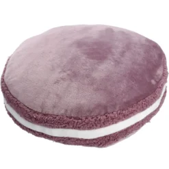 Kissen Macaron, lila, 40 x 12 cm
