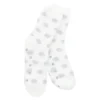 Kuschelsocken Anti-Rutsch, Dots/offwhite/mint