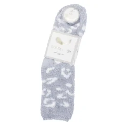 Kuschelsocken Anti-Rutsch, Leo/grau