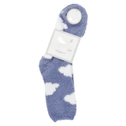 Kuschelsocken Anti-Rutsch, Wolke/blau