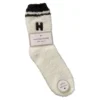 Kuschelsocken Buchstabe, H/schwarz, Gr. 35-42