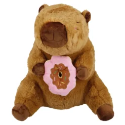 Kuscheltier Capybara, Essen/Donut, 40 cm