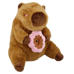 Kuscheltier Capybara, Essen/Donut, 40 cm