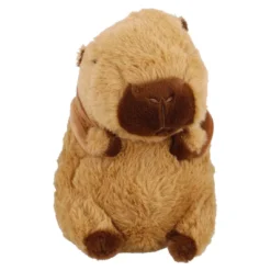 Kuscheltier Capybara mit Accessoire, Burger, 22 cm
